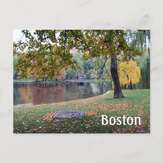 Carte Postale Boston Public Gardens (Devant)
