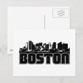 Carte Postale Boston Skyline (Devant / Derrière)