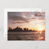 Carte Postale Boston Skyline (Devant / Derrière)