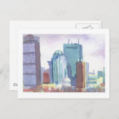 Carte postale Boston Skyline (Devant / Derrière)