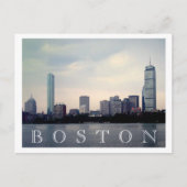 Carte Postale Boston Skyline (Devant)