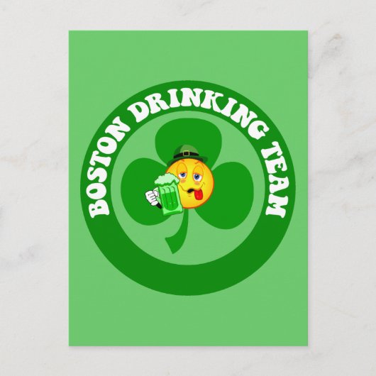 Carte Postale Boston St Patrick's Day (Devant)