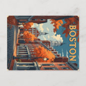 Carte Postale Boston Street (Devant)