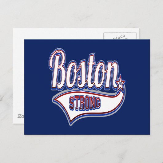 Carte Postale Boston Strong (Devant / Derrière)