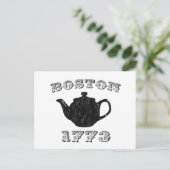 Carte Postale boston tea party (Debout devant)