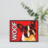 Carte postale Boston Terrier (Debout devant)