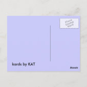 Carte Postale boston terrier (Dos)