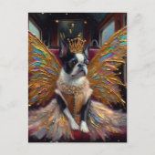 Carte Postale Boston Terrier Fairy (Devant)