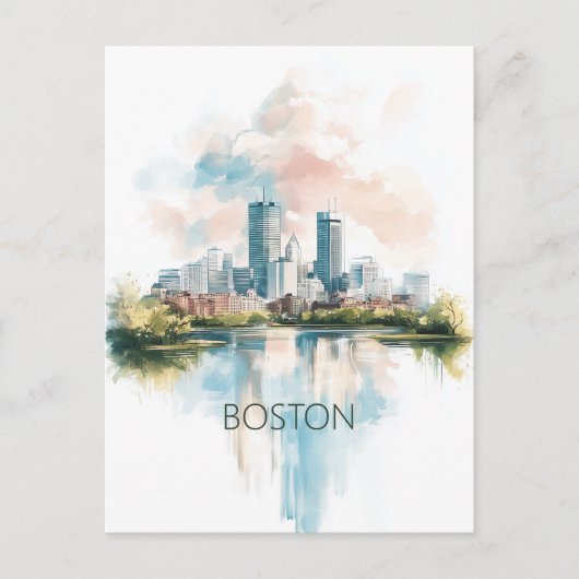 Carte Postale Boston USA (Devant)