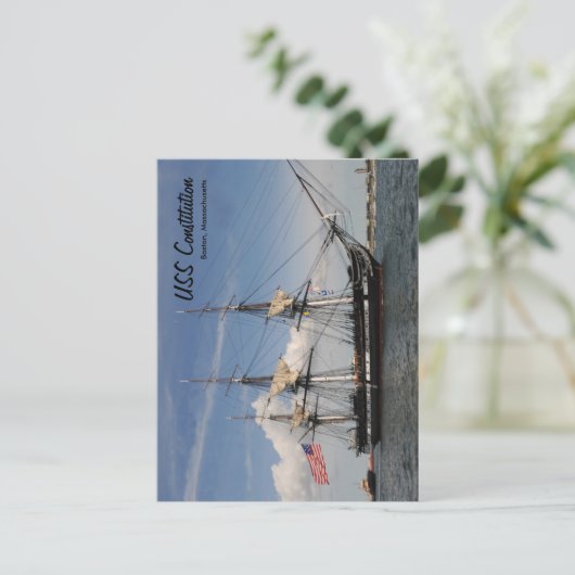 Carte postale Boston USS Constitution (Debout devant)