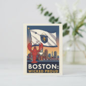 Carte Postale Boston Wicked Fier (Debout devant)
