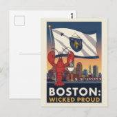 Carte Postale Boston Wicked Fier (Devant / Derrière)