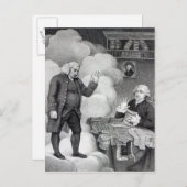 Carte Postale Boswell et le fantôme de Samuel Johnson (Devant / Derrière)