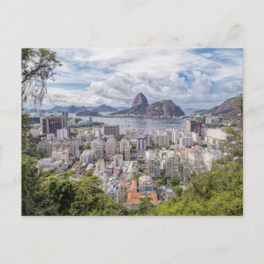 Carte Postale Botafogo avec le Pain de Sucre (Devant)