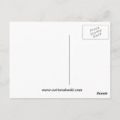 Carte postale Botanique Boll en coton Blanc (Dos)