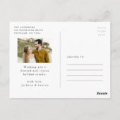 Carte Postale Botanique d'hiver 4 Vacances photo (Dos)