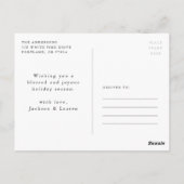 Carte Postale Botanique d'hiver | Photo de vacances (Dos)