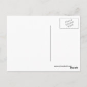 carte postale botanique en coton (Dos)