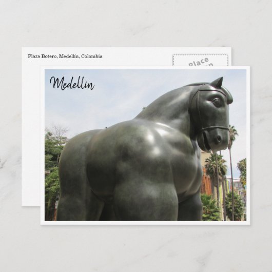 Carte Postale botero (Devant / Derrière)