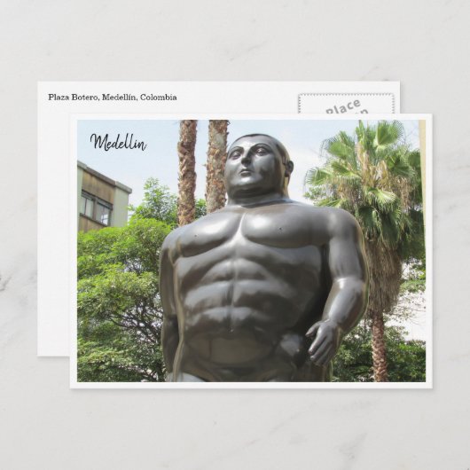 Carte Postale botero torso (Devant / Derrière)