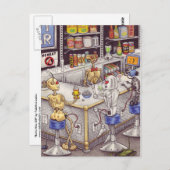 Carte postale Bots' Nite Off (Devant / Derrière)