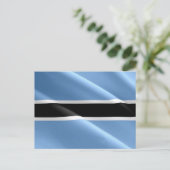 Carte Postale Botswana - Drapeau - (Debout devant)