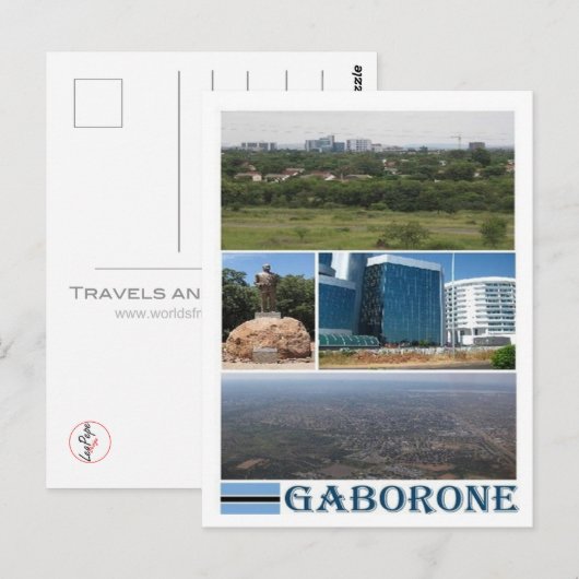 Carte Postale Botswana - Gaborone - (Devant / Derrière)