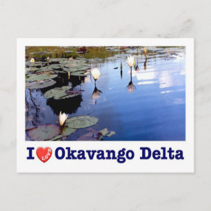 Carte Postale Botswana - Okavango Delta - I Love -