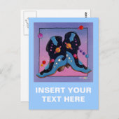 Carte postale - Botte de Cowboy de minuit (Devant / Derrière)