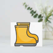 Carte Postale bottes (Debout devant)