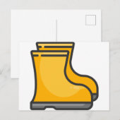 Carte Postale bottes (Devant / Derrière)