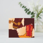 Carte Postale Bottes Cowboy (Debout devant)