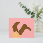 Carte Postale Bottes Cowboy (Debout devant)