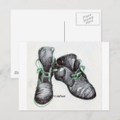 Carte Postale Bottes dansantes (Devant / Derrière)