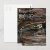Carte Postale Bottes De Cheval Et De Cow-boy De Style Occidental (Devant / Derrière)