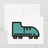 Carte Postale bottes de football (Devant / Derrière)
