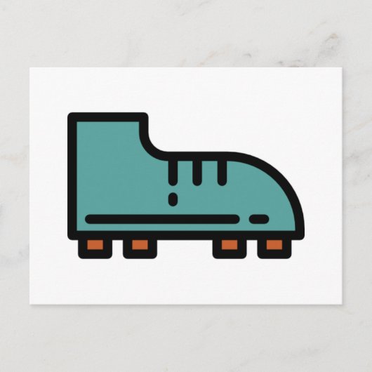 Carte Postale bottes de football (Devant)