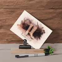 Bottes de mariage au pied du tas de bois aquarelle