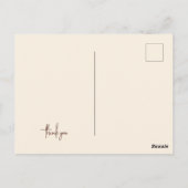 Carte Postale Bottes de mariage au pied du tas de bois aquarelle (Dos)