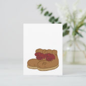 Carte Postale Bottes de randonnée (Debout devant)