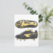 Carte Postale Bottes de rugby (Debout devant)