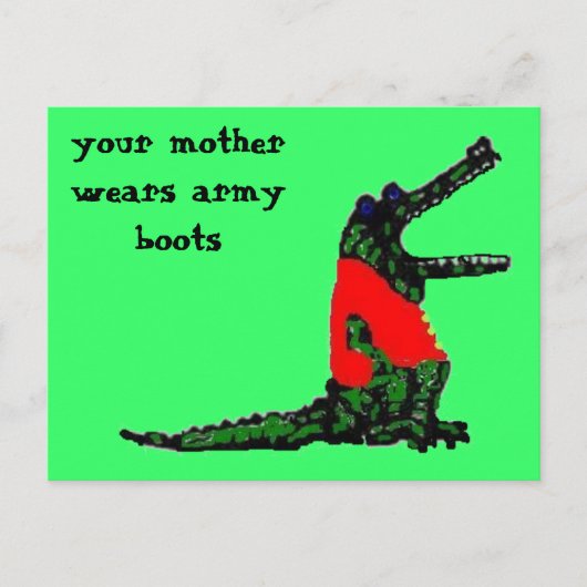 Carte Postale bottes militaires (Devant)