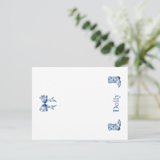 Carte Postale Bottes Propreté Sud (Debout devant)