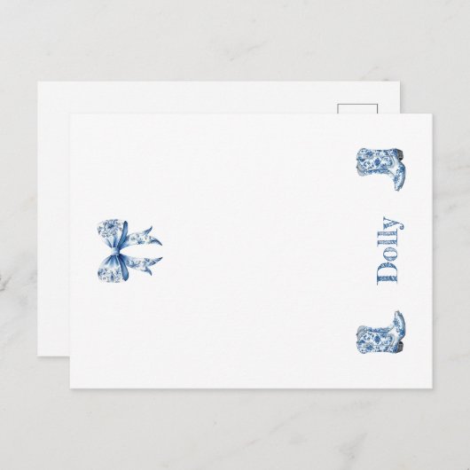 Carte Postale Bottes Propreté Sud (Devant / Derrière)