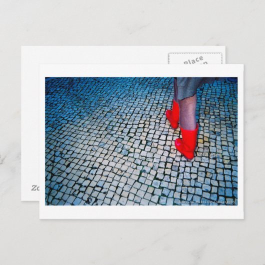 Carte Postale Bottes rouges (Devant / Derrière)