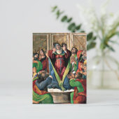 Carte Postale Botticelli - La Descente du Saint-Esprit (Debout devant)
