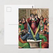 Carte Postale Botticelli - La Descente du Saint-Esprit (Devant / Derrière)