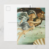 Carte Postale Botticelli "La Naissance de Vénus - Zéphyr & Chlor (Devant / Derrière)