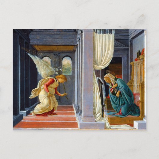 Carte Postale Botticelli L'Annonciation (Devant)