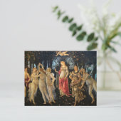 Carte Postale Botticelli Printemps Renaissance Florale Déesse (Debout devant)